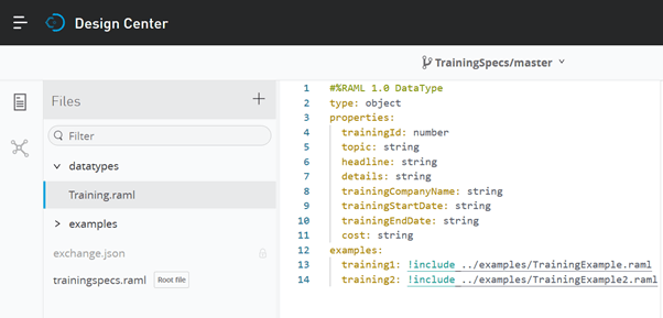 Training Datatype