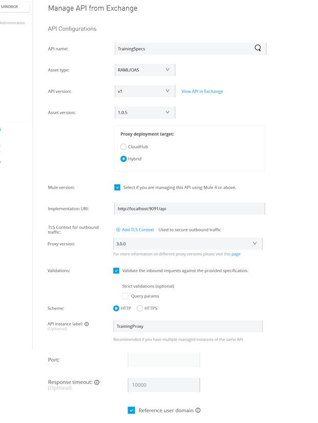 Creating API Proxy