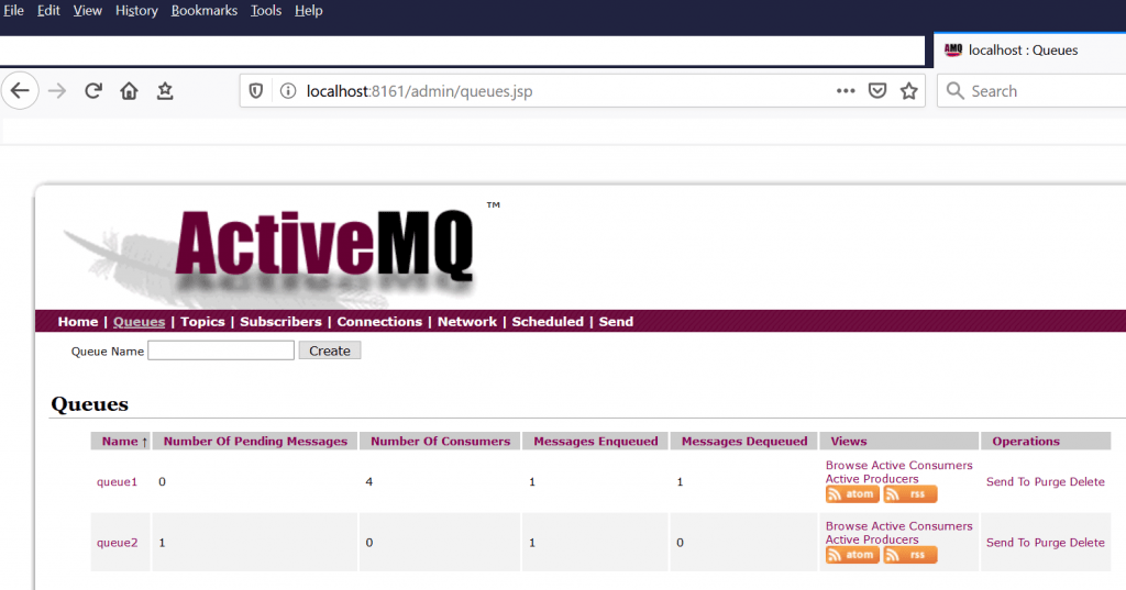 ActiveMQ Console