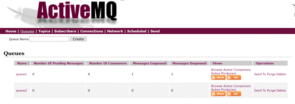 ActiveMQ Console