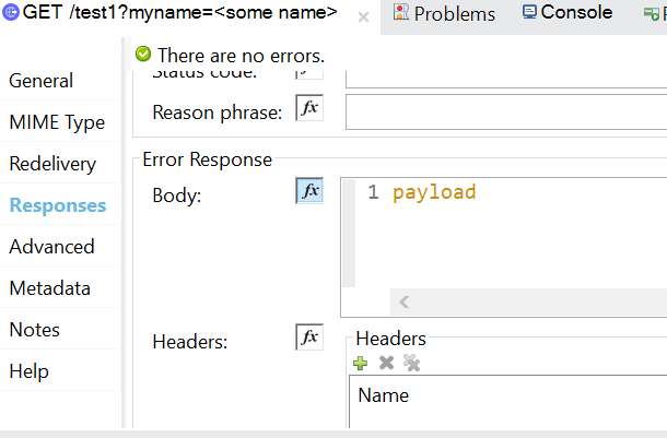 HTTP Listener - Error Response Configuration