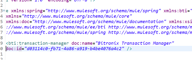 Integration XML - Bitronix Transaction Manager