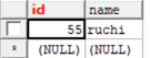 muletrainingdb database with person table