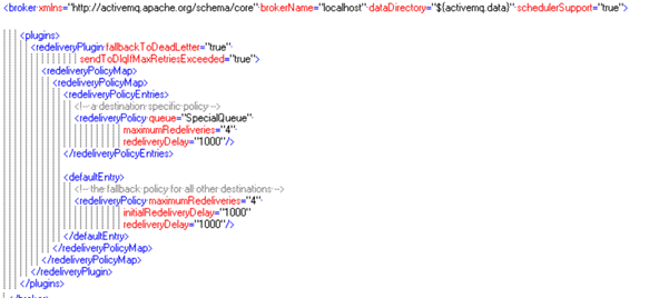 activemq.xml configuration