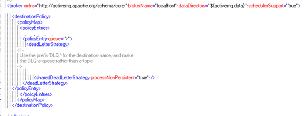 activemq.xml configuration